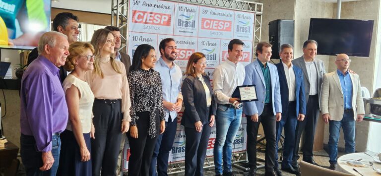 Ciesp e BTP celebram aniversários juntos com café da manhã em Santos