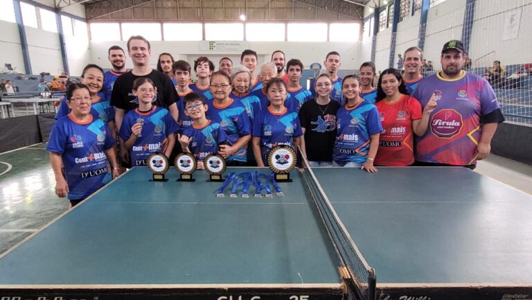 Equipe de Tênis de Mesa de Araçatuba se destaca na Liga Oeste Paulista