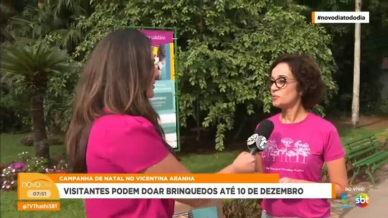 Vicentina Aranha arrecada brinquedos para o Natal em São José