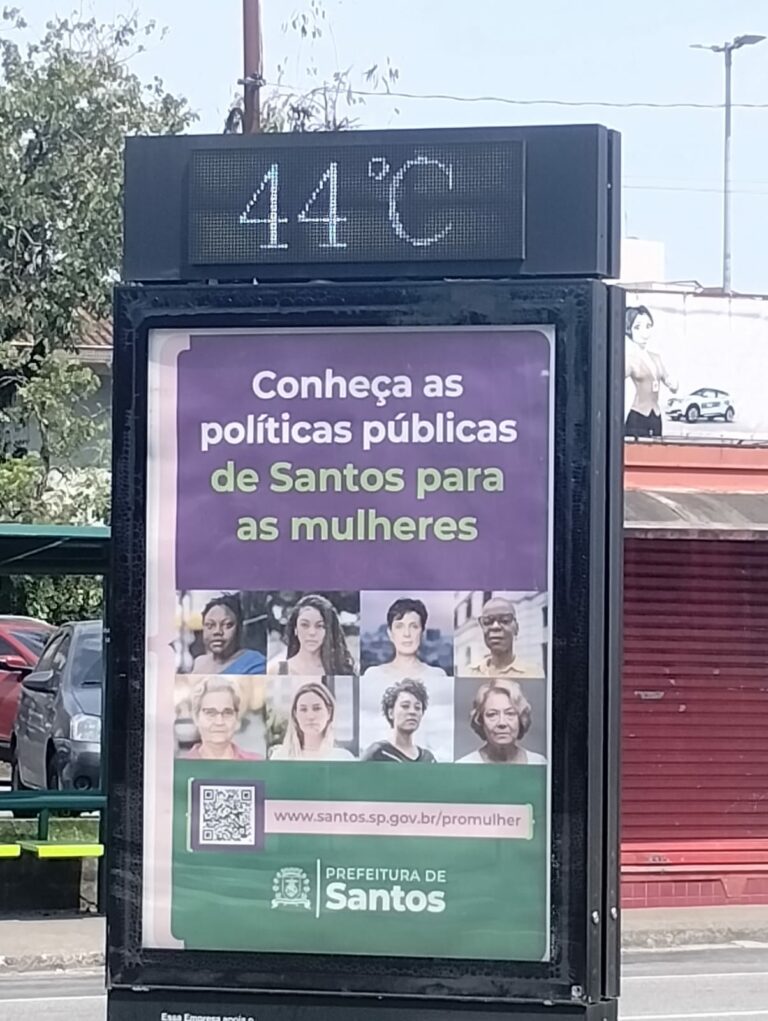 Baixada tem sensação térmica acima de 50ºC e mais de 70 pessoas são socorridas devido ao calor
