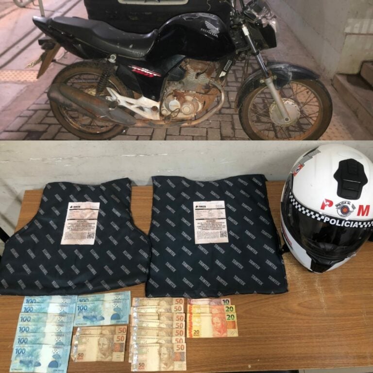 Polícia localiza objetos roubados e moto com identificação adulterada em Araçatuba