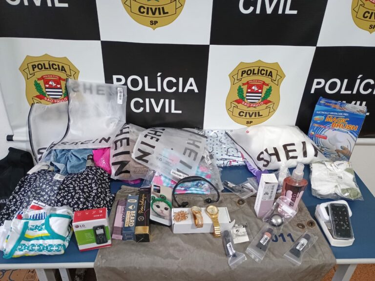 Polícia Civil recupera produtos roubados dos Correios