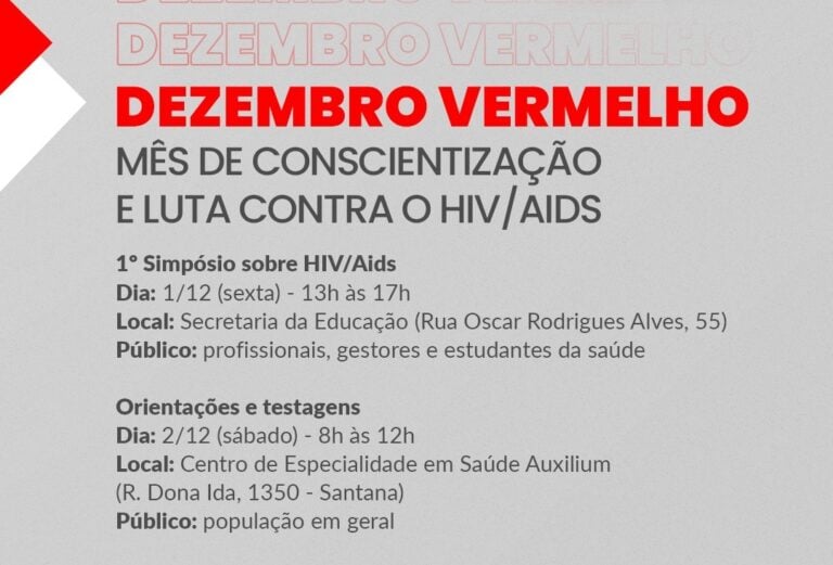Dezembro Vermelho: Araçatuba se mobiliza para a conscientização sobre HIV/Aids e ISTs
