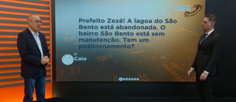 Prefeito de Hortolândia, Zezé Gomes, participa de novo quadro do Cidade Alerta