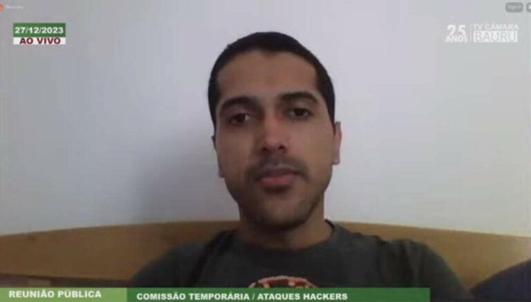 Hacker de Araçatuba confessa invasão a mais de 300 pessoas em depoimento à câmara de Bauru