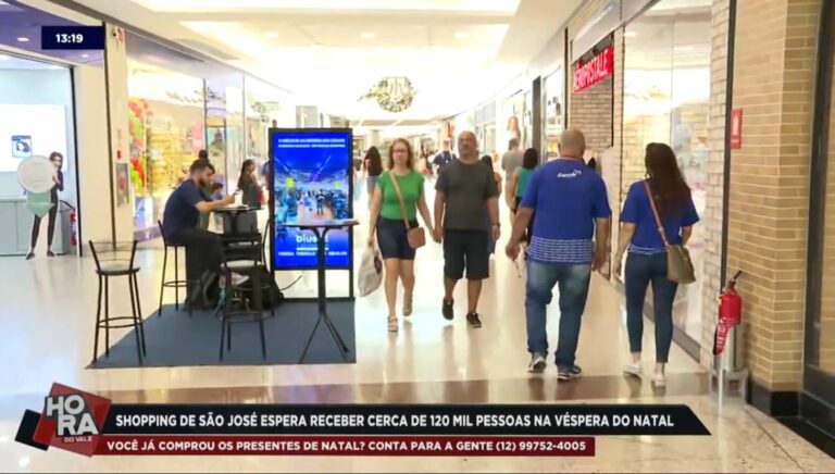 Compras de última hora: shopping de São José espera 120 mil pessoas