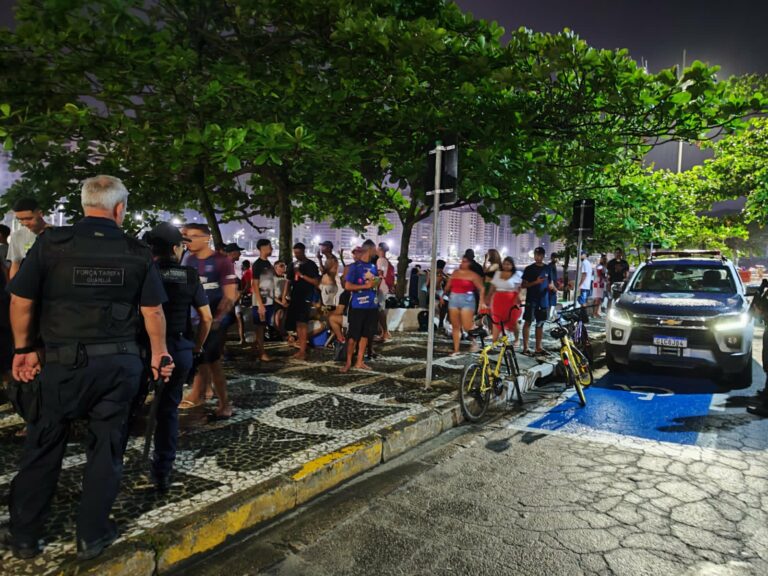 Força-Tarefa de Guarujá fecha o cerco contra aglomerações nas praias
