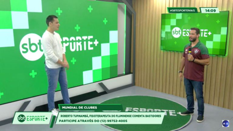 Nesta segunda-feira (18), Roberto Tupinambá, fisioterapeuta do Fluminense, foi o convidado do programa Esporte+