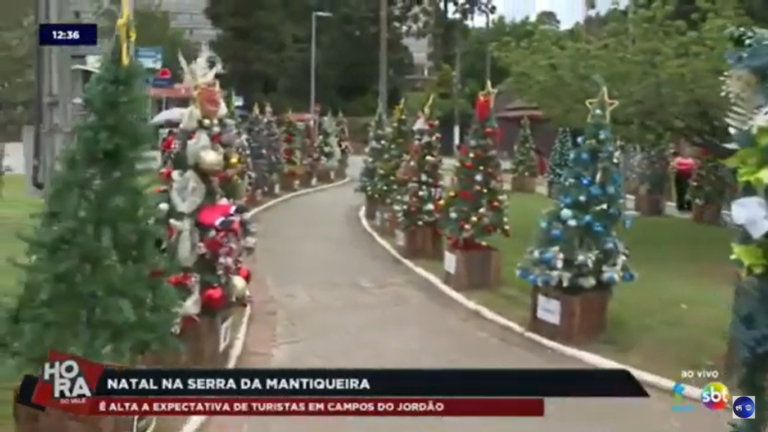 A Serra da Mantiqueira se torna um destino escolhido por muitos turistas nesta época do ano. Campos do Jordão já entrou no clima de Natal