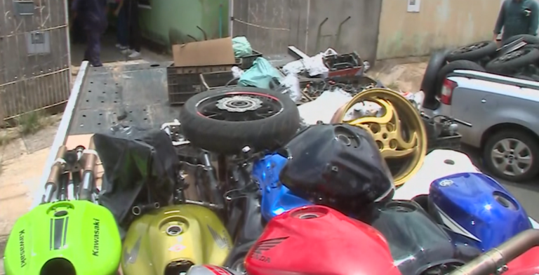 Desmanche de motos de alta cilindrada é localizado pela polícia em Sumaré