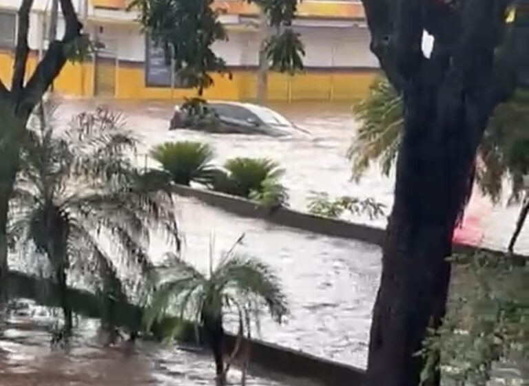 Após forte chuva, Ribeirão registra pontos de alagamento 
