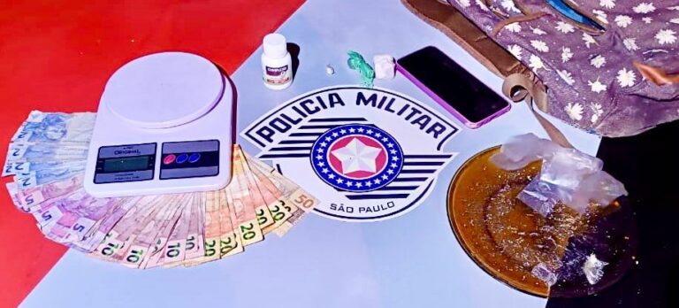 Homem é detido por tráfico de drogas durante ação da Polícia Militar em Ilha Solteira