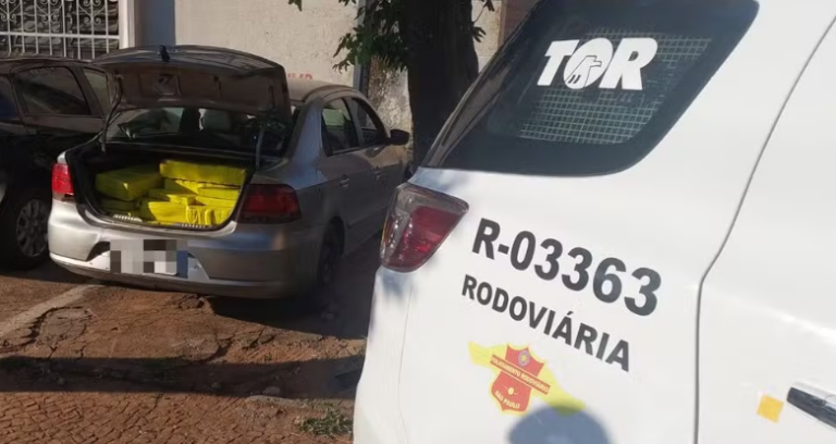 Motorista é preso com 307 tijolos de maconha em Mirassol