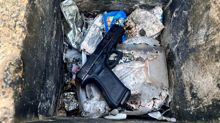 Arma roubada de policial é encontrada na lixeira em Limeira