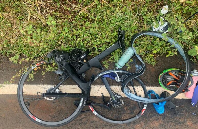 Triatleta atropelada no sábado em são Carlos foi levada para o Hospital das Clínicas de São Paulo