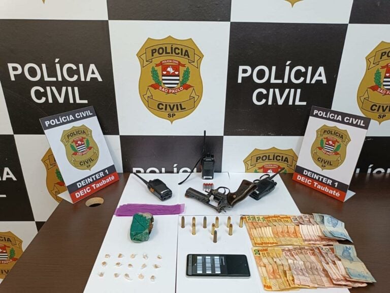 dupla é presa por tráfico de drogas taubaté