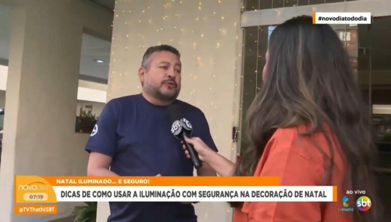 Pisca-piscas de Natal devem ser usados com segurança