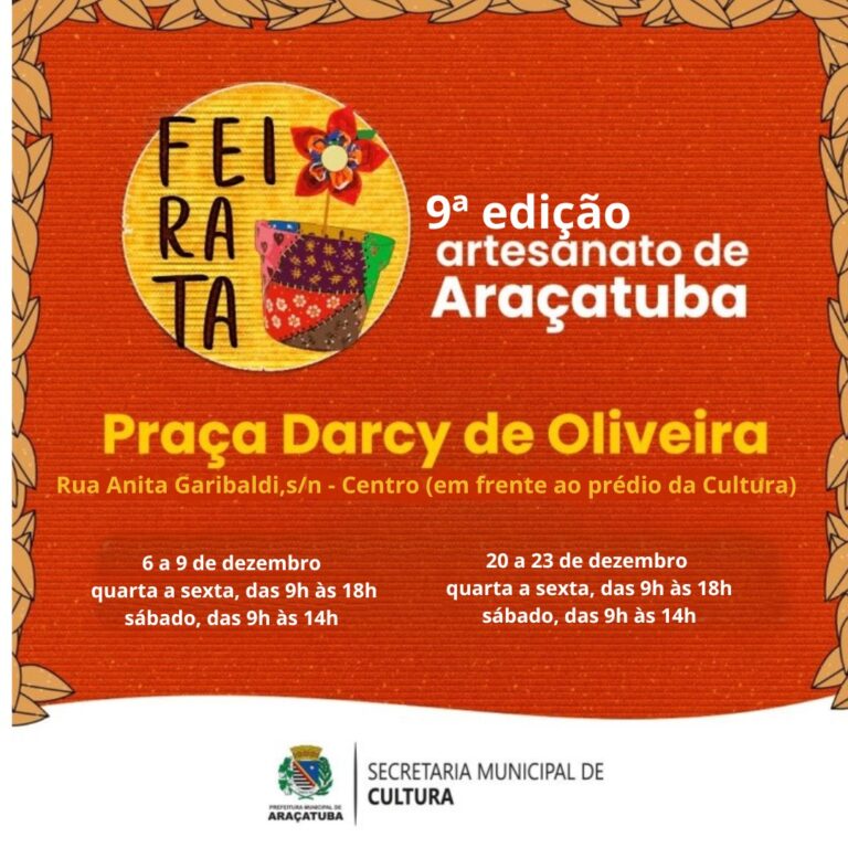 Araçatuba realiza 9ª Edição da Feirata