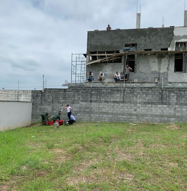 queda de andaime sjc