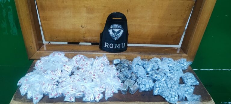 GCM encontra mochila com 456 unidades de maconha e mais de mil pinos de cocaína