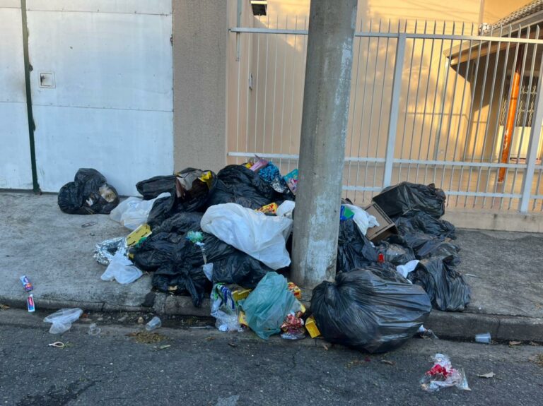 falta de coleta de lixo sjc