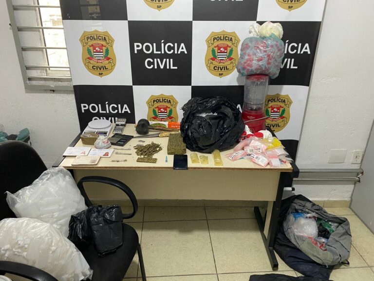 Três homens são presos em flagrante por tráfico de drogas em São Vicente