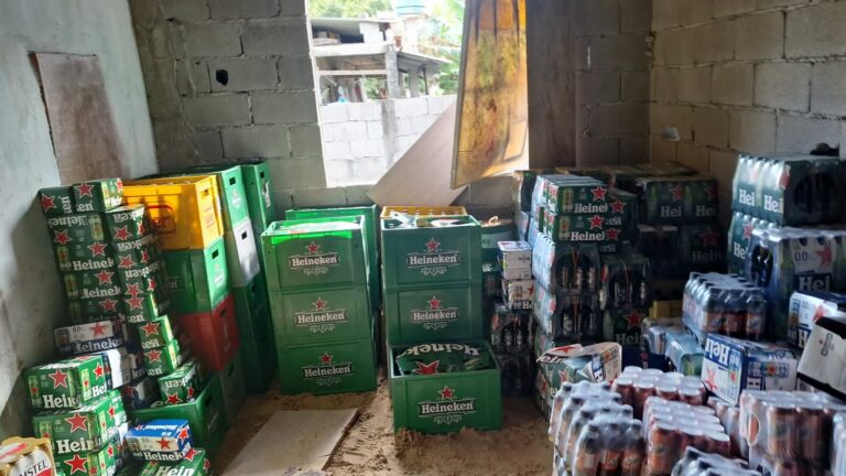 Estraga ceia: Policia civil recupera carga de bebidas roubadas