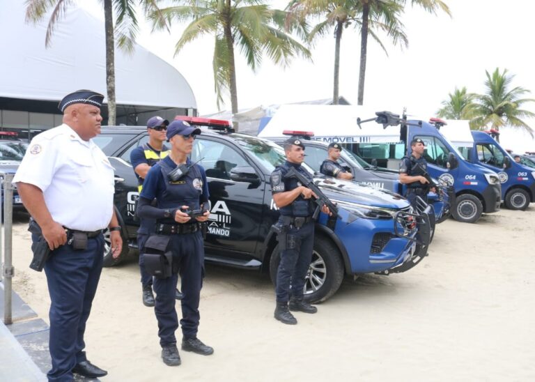 Santos lança Operação Verão 2024 com tecnologia e maior efetivo de Guardas Municipais de todos os tempos