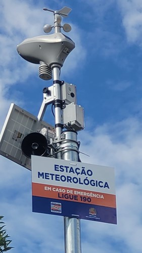 O bairro Rio Comprido, localizado na região sul de São José dos Campos, é o primeiro a receber a instalação da nova estação meteorológica