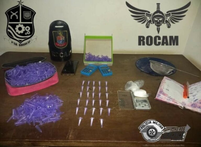 Auxiliar de produção é preso em flagrante por tráfico de drogas em Birigui