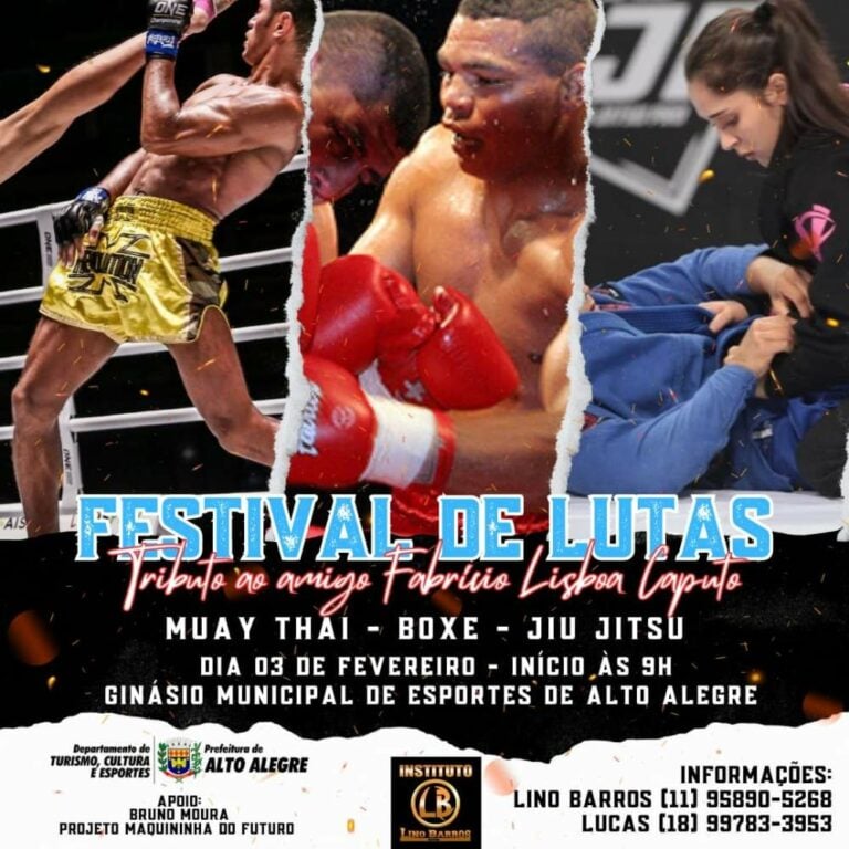 1º Festival de Lutas acontece neste sábado em Alto Alegre