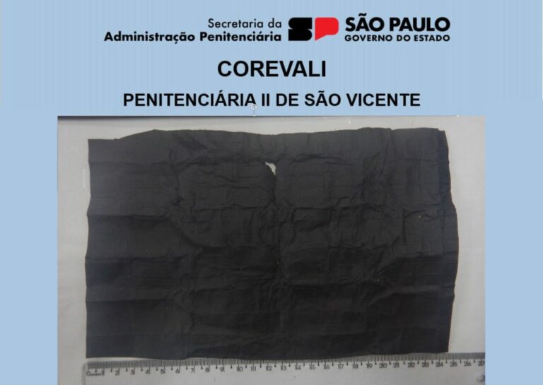 Mulher de preso é flagrada tentando entrar em cadeia de São Vicente com droga sintética