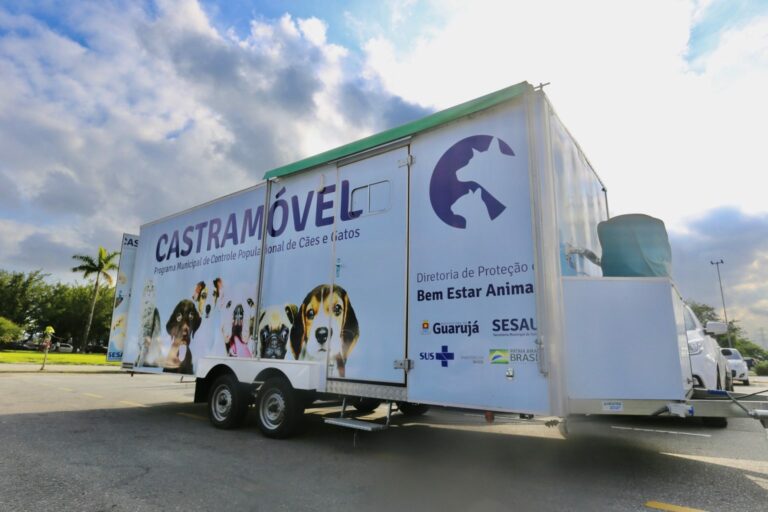 Guarujá realiza inscrições para o Castramóvel a partir desta terça-feira