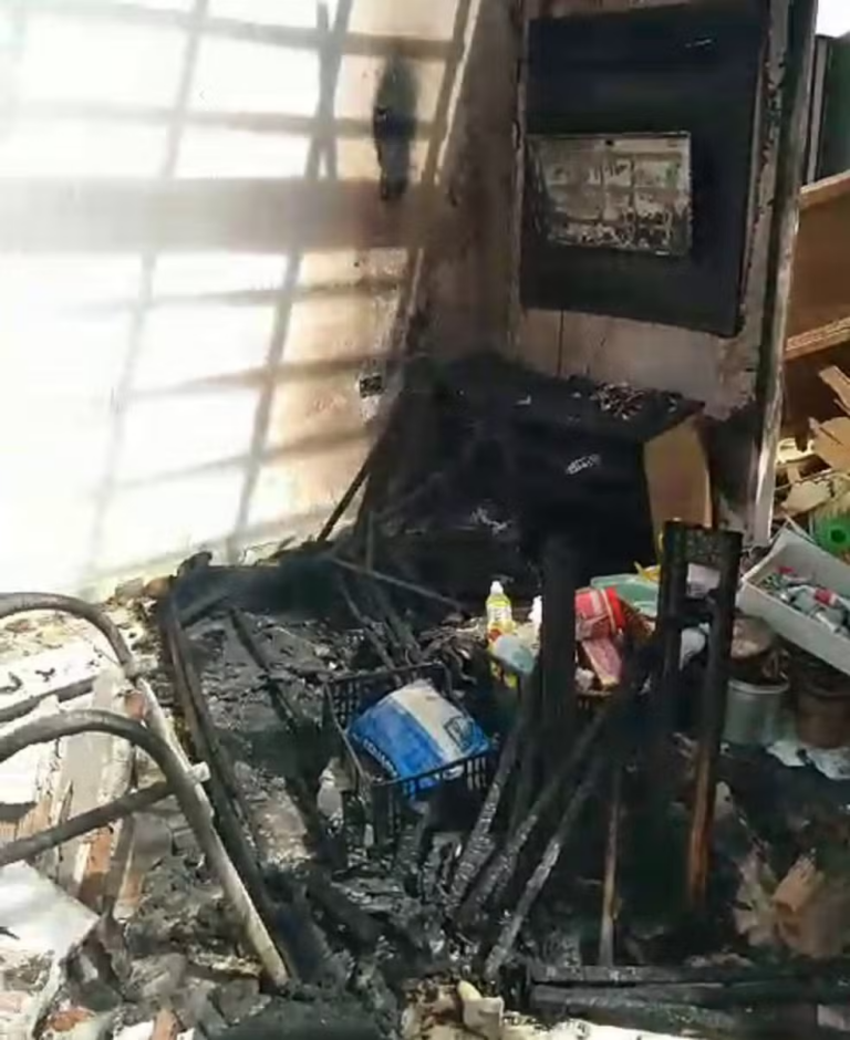 Idosa tem 90% do corpo queimado durante explosão de botijão de gás, em Caiabu