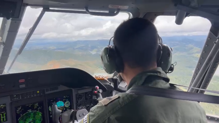 helicóptero desaparecido