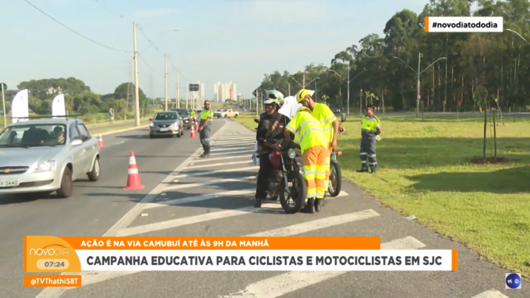 ciclistas e motociclistas sjc