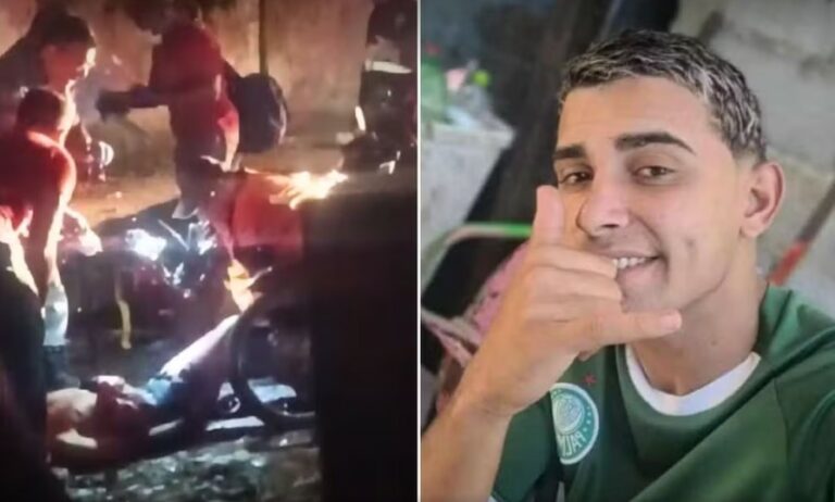 Jovem que foi baleado na perna pela polícia está internado em estado grave após sofrer parada cardiorrespiratória