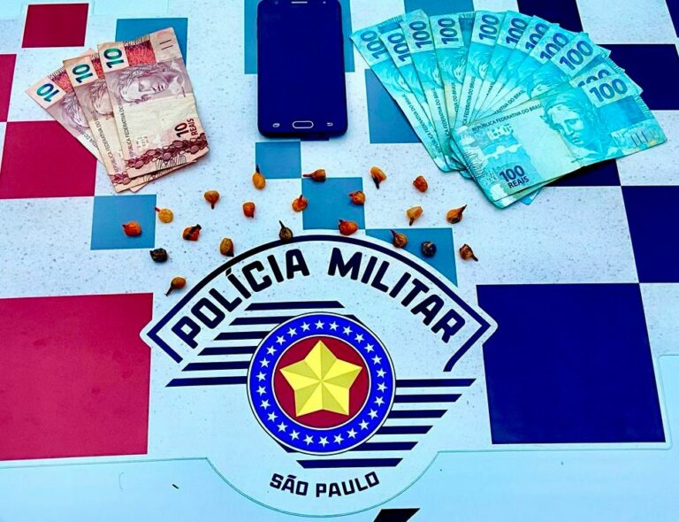 Pedreiro é preso por tráfico em Mirandópolis durante as primeiras horas do ano