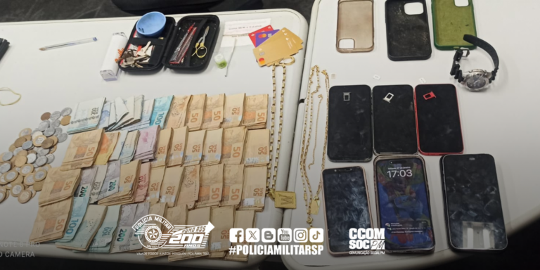 E o pix, nada ainda? Quadrilha de estelionatários é presa com R$32 mil em cidade do litoral