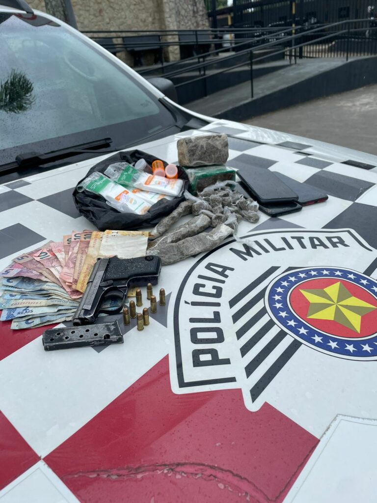 Homem é preso por tráfico de drogas e porte ilegal de arma em Caraguatatuba