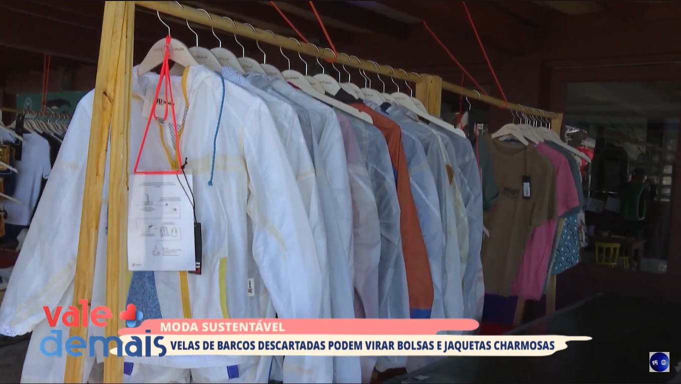 Moda sustentável reaproveita velas descartadas de barcos Moda sustentável reaproveita velas descartadas de barcos
