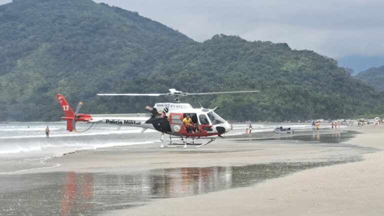 Dois jovens são resgatados após afogamento em Ubatuba; um outro morreu na cachoeira