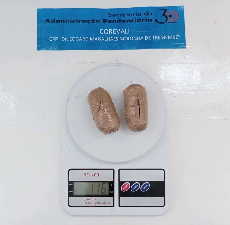 cocaína nas partes íntimas tremembé