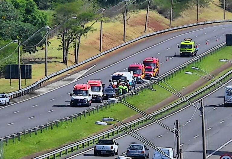 Motociclista morre em acidente na rodovia Zeferino Vaz