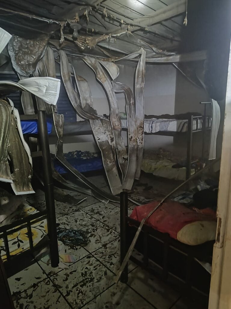 Clínica de reabilitação pega fogo em área rural entre Rio Preto e Bady Bassitt