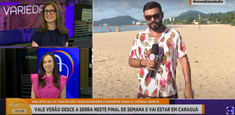 TV Thathi SBT agita Caraguatatuba neste fim de semana