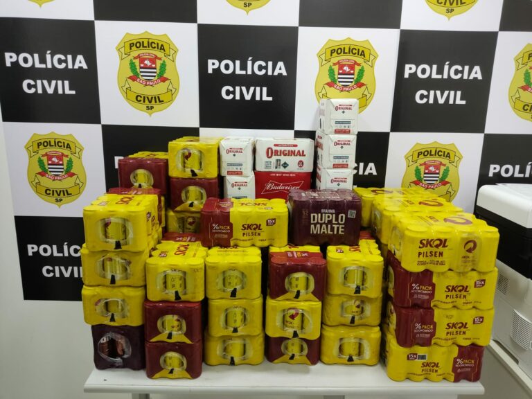Sem cervejinha no final de semana: Polícia Civil recupera carga de cerveja roubada em Praia Grande