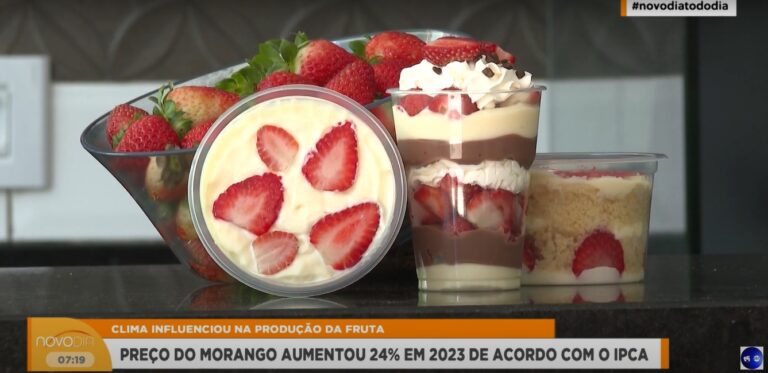 Alta no preço do morango prejudica quem trabalha com a fruta
