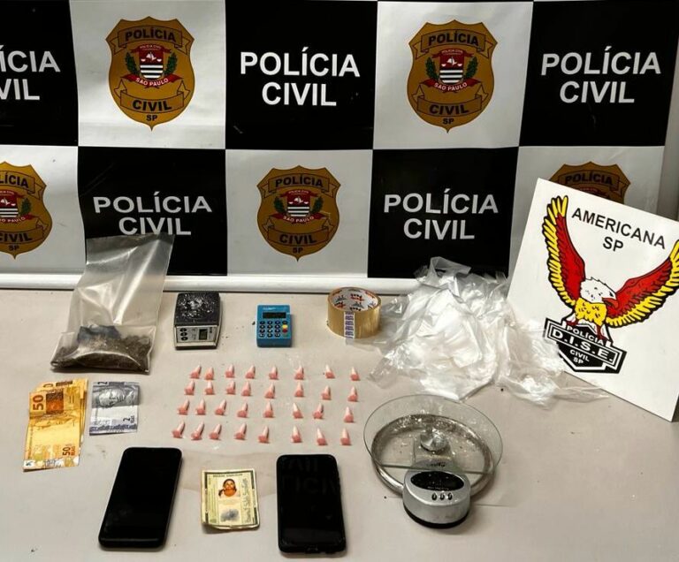 Mãe e filho são presos por tráfico de drogas no interior de SP