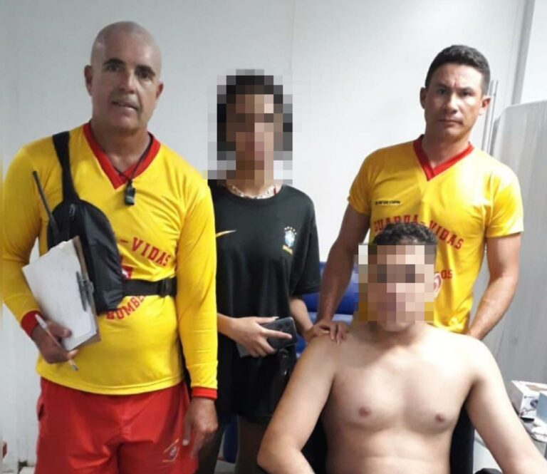 Jovem é salvo após sofrer parada cardiorrespiratória em praia da região;VÍDEO